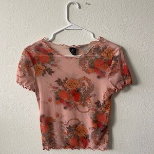 vintage sheer top